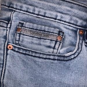 Calvin Klein Ankle Skinny Blue Jeans Size 10